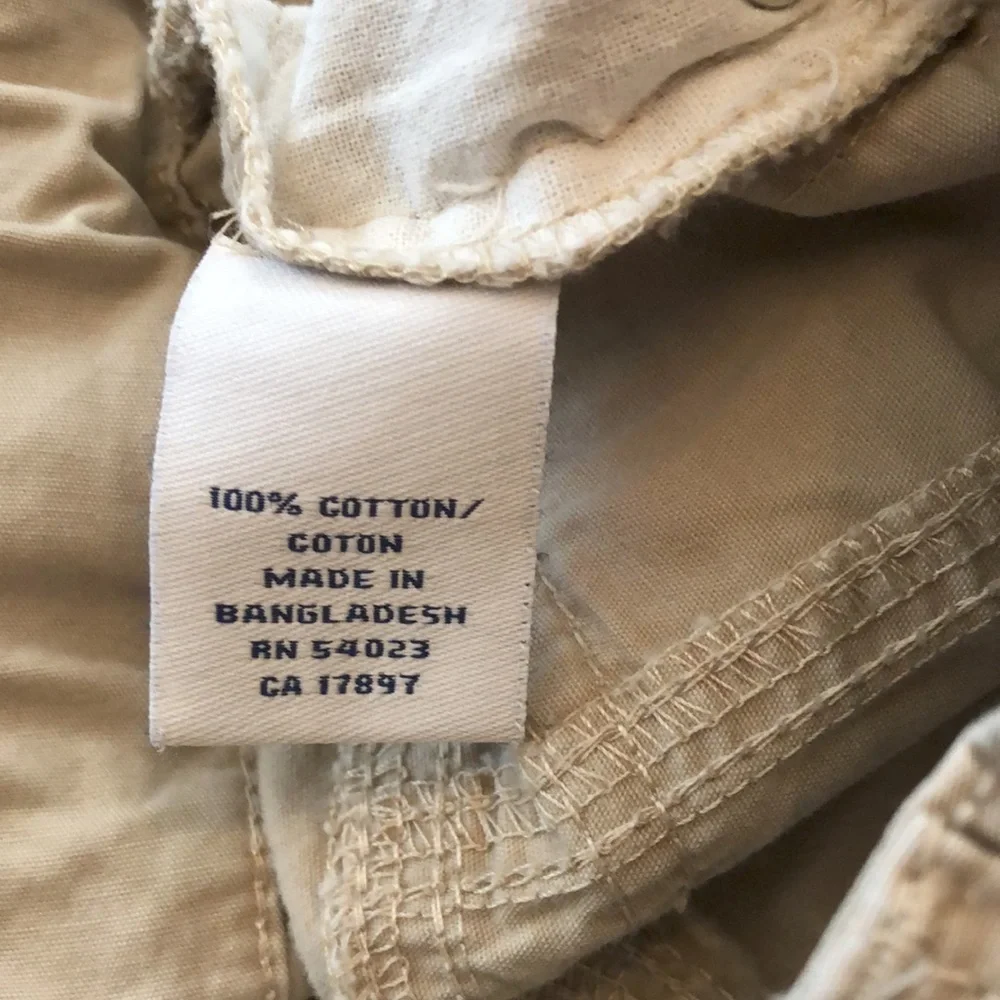 Old Navy Khaki Tan Crop Utility Pant 5 Pocket Size 2t